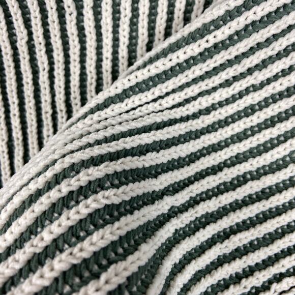 Aerie Beyond Chenille Striped Pullover Oversized Crewneck Sweater Size Small - Picture 8 of 10